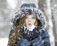Девочка со снегом